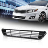 G-PLUS Front Lower Bumper Radiator Grill w/Chrome Black Compatible with Kia Optima(submodel: Limited, SX, LX, EX) 2014 2015 865614C700