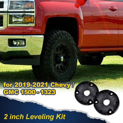G-PLUS 2" Leveling Suspension Lift Kits Parts Compatible With 2019-2021Chevy/GMC 1500 2WD/4WD