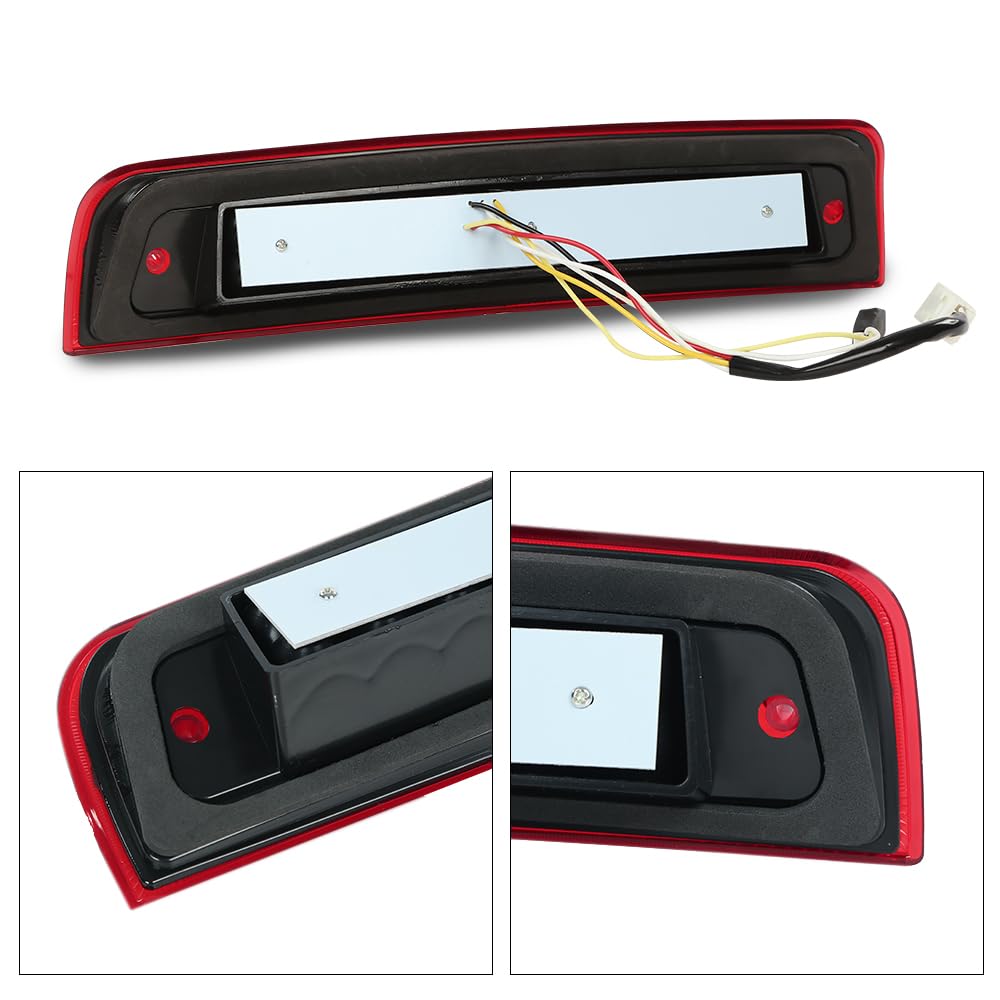 G-PLUS LED 3rd Brake Light Stop Cargo Lamp Compatible with Dodge Ram 1500 2009-2017,Fit Dodge Ram 2500 3500 2010-2017,Not Fit Models w/Cargo Camera on 3rd Brake Light ‎55372082AD 55372082AC