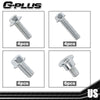 G-PLUS Body Bolt Kit plastic fender Compatible with Yamaha YZF 250 450 YZ250F 450FYZ250F YZ450F
