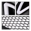 G-PLUS Mesh Front Bumper Upper Hood Grille Compatible with Ford Mustang 2015 2016 2017 Grill with DRL LED Accent Vent Lights