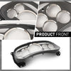 G-PLUS Gauge Cluster Lens Cover Chrome Rings Compatible with Chevy Silverado Avalanche Tahoe GMC Sierra Yukon Suburban 2003-2006