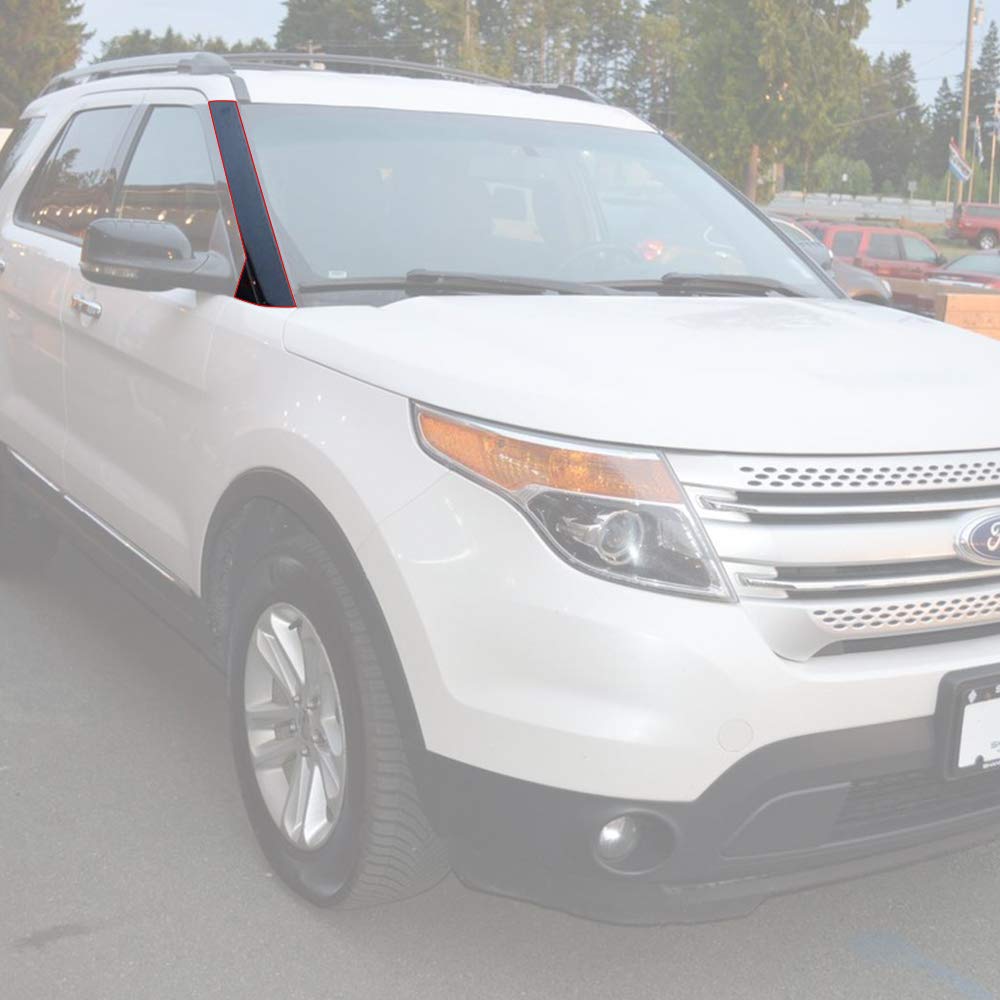 G-PLUS Windshield Outer Trim Molding Compatible with Ford Explorer 2011 2012 2013 2014 2015 2016 2017 2018 2019 Passenger Right Side