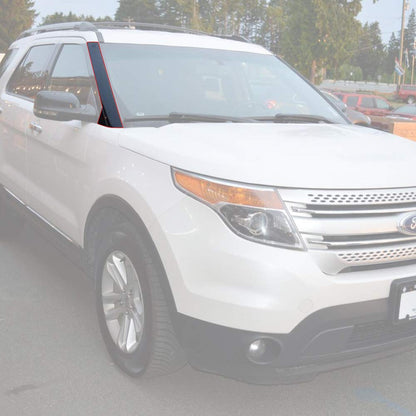 G-PLUS Windshield Outer Trim Molding Compatible with Ford Explorer 2011 2012 2013 2014 2015 2016 2017 2018 2019 Passenger Right Side