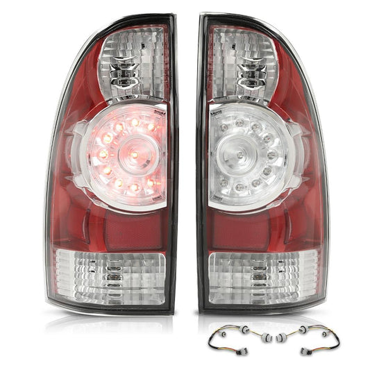 G-PLUS LED Rear Tail Lights Assembly Brake Lamps Left+Right Pair Compatible with Toyota Tacoma 2005-2015 8155004150 Luces Traseras