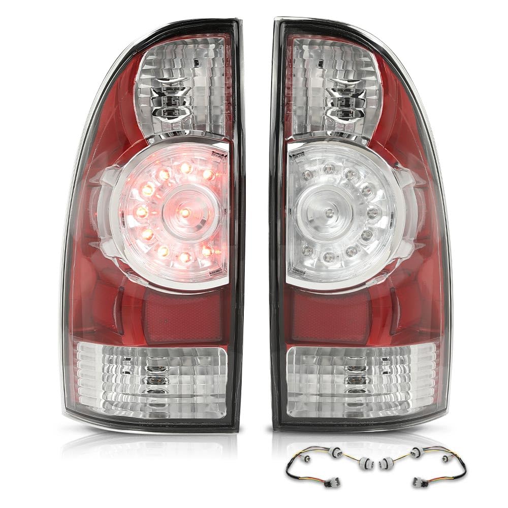 G-PLUS LED Tail Lights Assembly,Compatible with Toyota Tacoma 2005-2015 Rear Lights Brake Lamps Left & Right 8155004150 Luces Traseras
