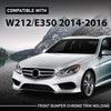 G-PLUS Front Bumper Chrome Trim Molding Fit Benz E-CLASS W212 2014-2016,Fit Benz E200/E250 E300/ E300/E350/ E350/E400/ E400/E500 E550 4Matic, AMG STYLE 2014-2016
