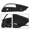 G-PLUS Front Bumper Lower Fog Light Grille Cover Grill Panel Pair Compatible with Audi A5 2012-2016/Fits Audi A5 Quattro 2012-2016/ Not fit for S5/ RS5/ A5 S-Line