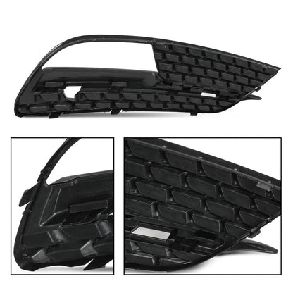 G-PLUS Front Bumper Lower Fog Light Grille Cover Grill Panel Pair Compatible with Audi A5 2012-2016/Fits Audi A5 Quattro 2012-2016/ Not fit for S5/ RS5/ A5 S-Line