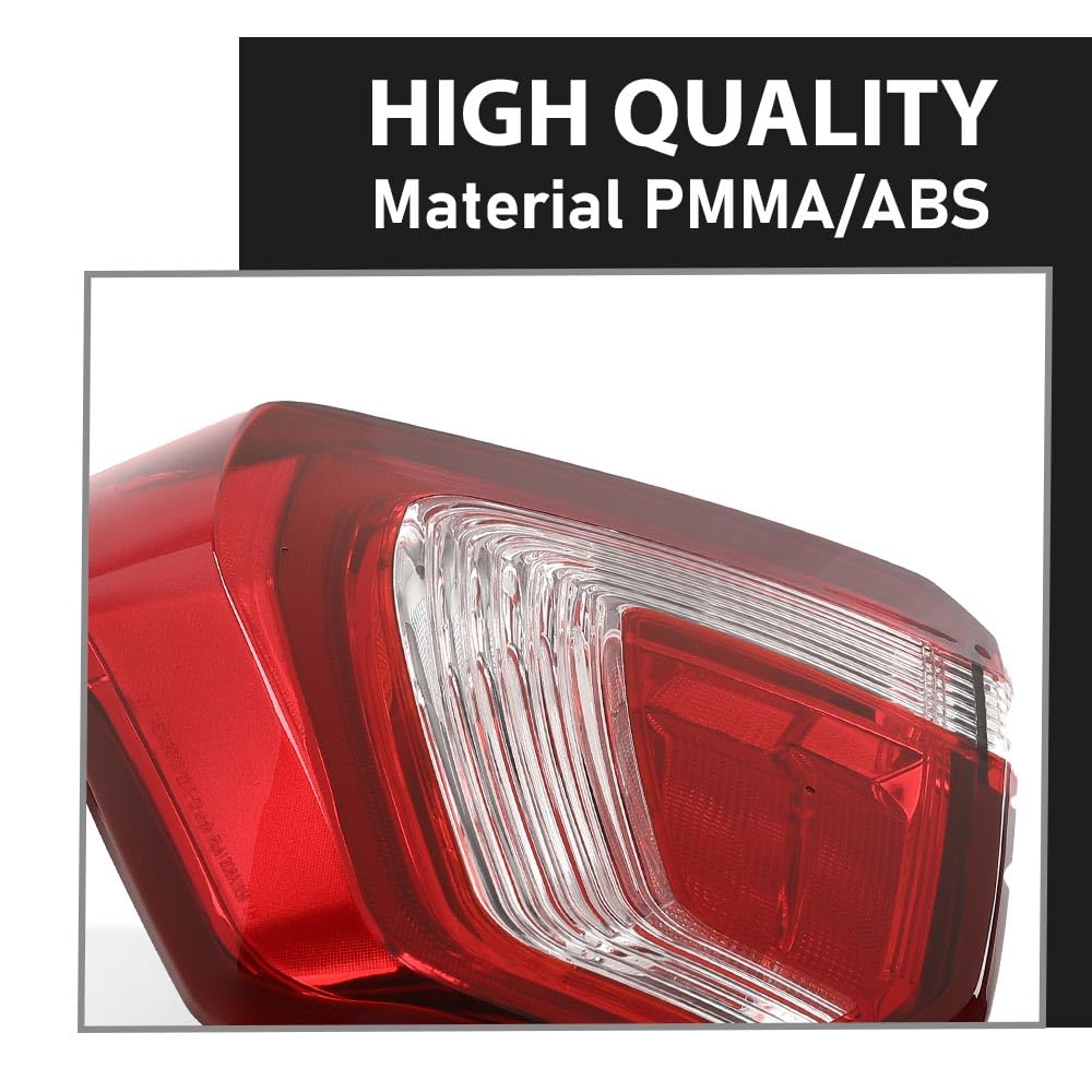 G-PLUS Tail Lights Assembly Compatible with Ford Explorer 2016 2017 2018 2019,Rear Brake Lamp Left & Right w/o Wiring Harness & Bulb FB5Z13405A Faros Traseros Luces Traseras