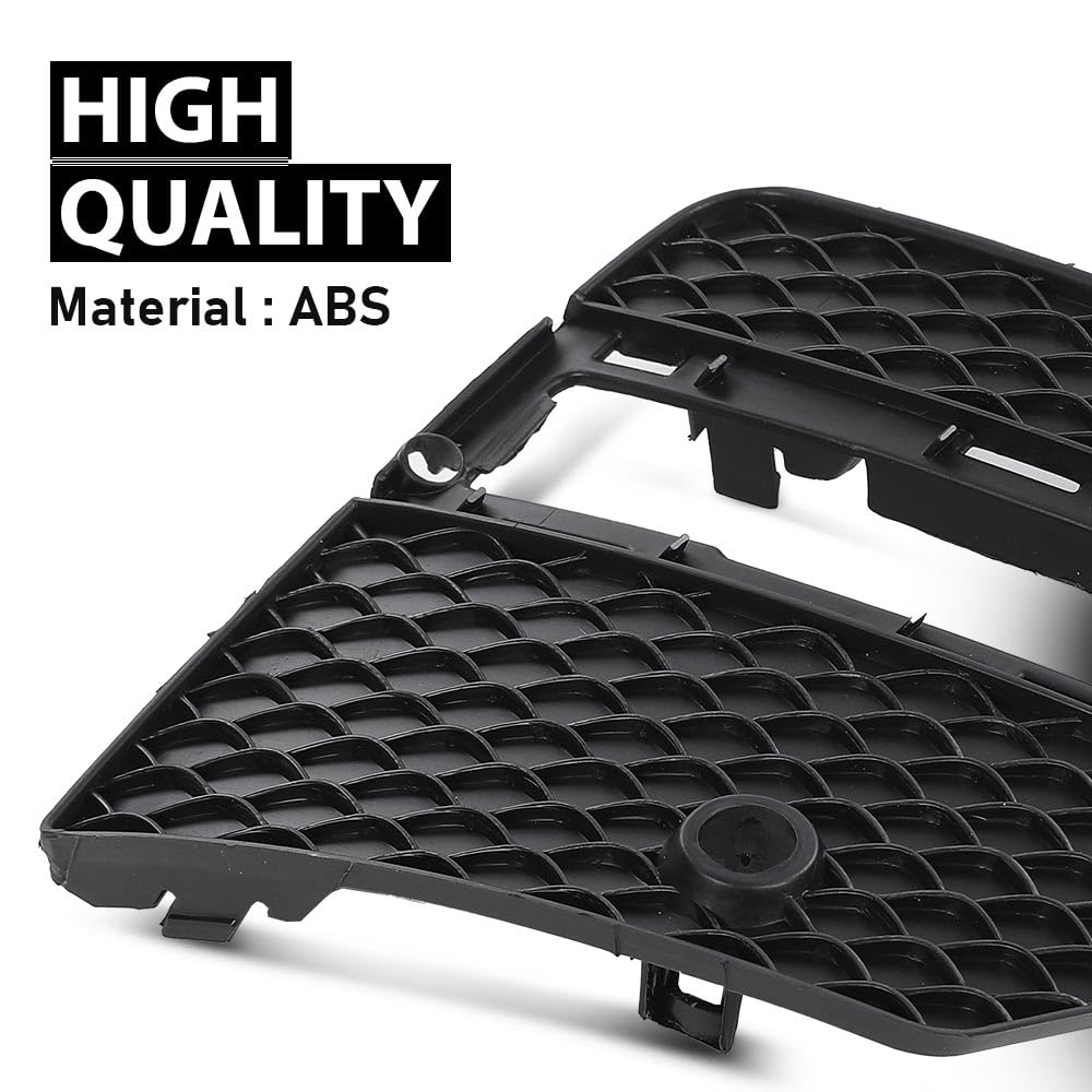 G-PLUS Front Bumper Fog Light Grill Covers Driver and Passenger Side Compatible with Benz ML250 ML350 ML400 ML550 4Matic Base 2012-2015 MB1039185 MB1038185 1668852922 1668852822