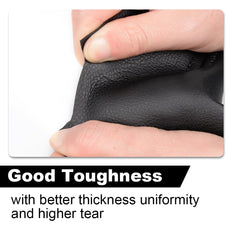 G-PLUS Door Panel Insert Cover 2PCS for Ford Mustang 2005-2009 Black Leather Style Additional Angle