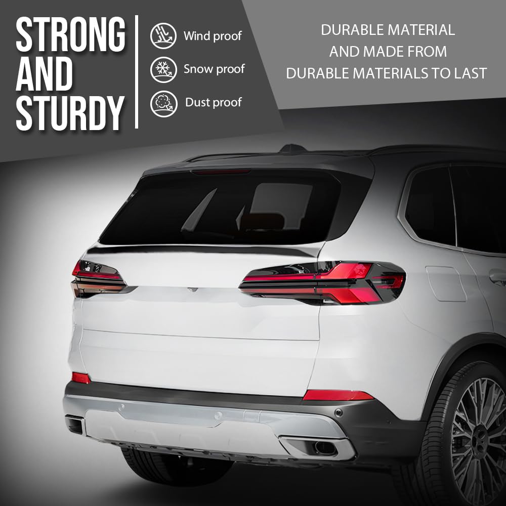 G-PLUS Rear Trunk Spoiler Wing Compatible with BMW X5 G05 2019 2020 2021 2022 2023 2024 Rear Trunk Lip Spoiler Wing Body Kit Gloss Black