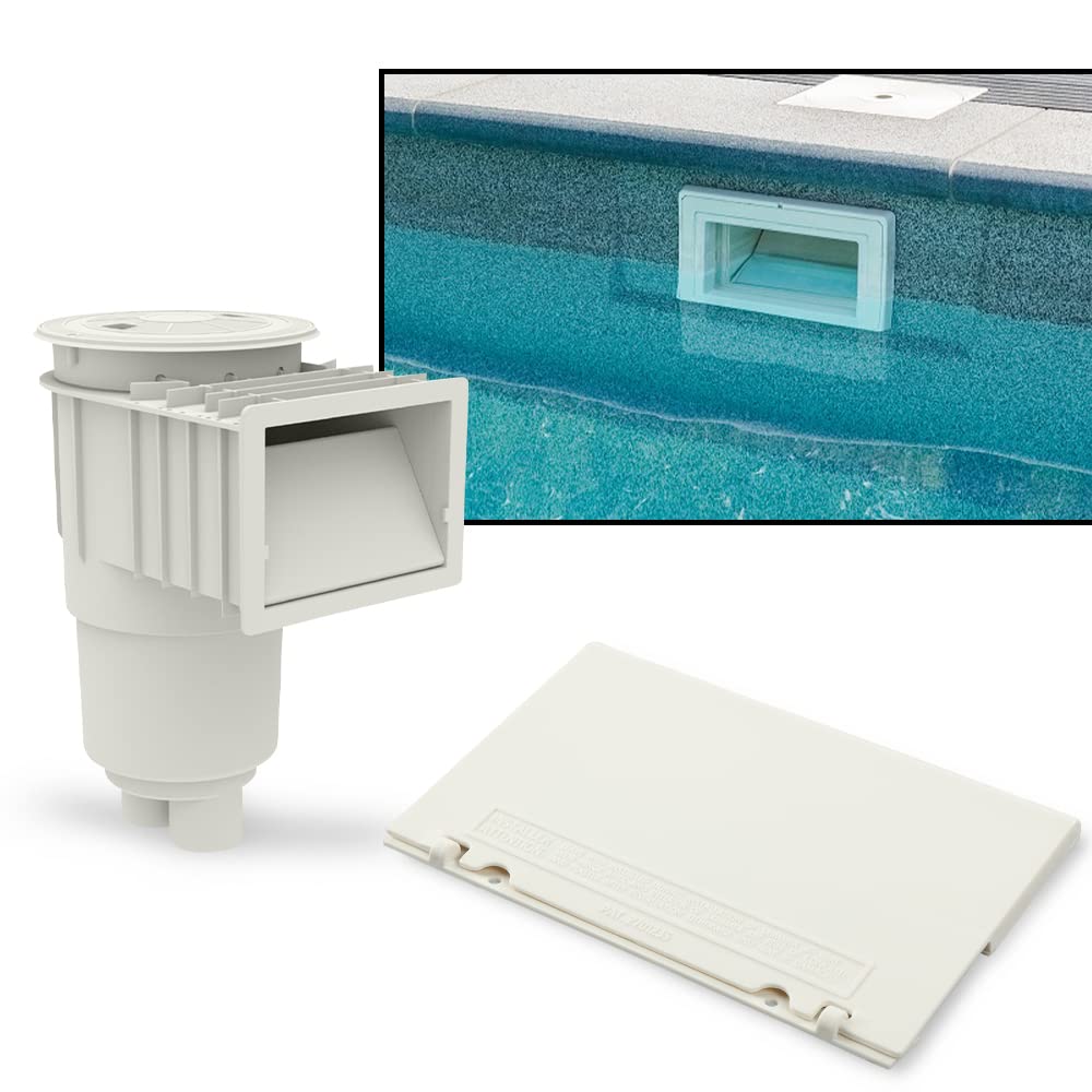 G-PLUS Pool Skimmer Weir Compatible with Sta-rite Pool Skimmers/Fit U-2 SwimQuip Pool Skimmers 8650-4 8650-8 H/P