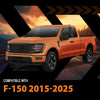 G-PLUS Out-Channel Window Vent Visor Deflectors Tape-On Side Rain Guards Compatible with Ford F150 SuperCab 2015-2024 4PCS Smoky