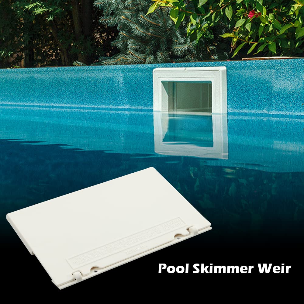 G-PLUS Pool Skimmer Weir Compatible with Sta-rite Pool Skimmers/Fit U-2 SwimQuip Pool Skimmers 8650-4 8650-8 H/P