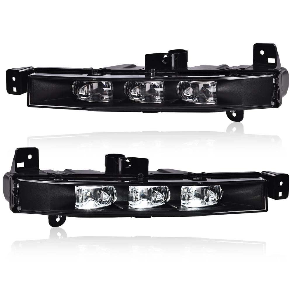 G-PLUS Front Pair LED DRL Fog Lights Lamp Compatible with 2016 2017 2018 2019 BMW G11 G12 740i 750i 63177342953 63177342954 Fog Lamp Accessories neblineros para autos delantero faros antiniebla