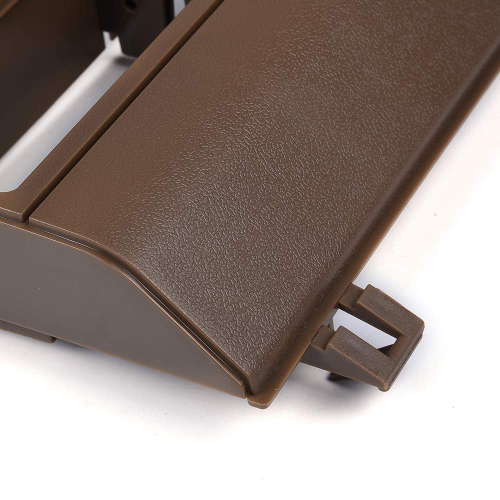 G-PLUS Car Stereo Radio Dash Kit Pocket Bezel Trim W/O Wire Harness Compatible with 1992-1994 Chevy Crew Cab Dually/Full Size Blazer/Suburban Brown