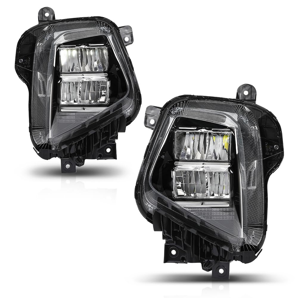 G-PLUS LED Headlights w/Bulb Driver and Passenger Side Left & Right Compatible with Hyundai Tucson 2022 2023 2024 92101N9150, 92102N9150 Black