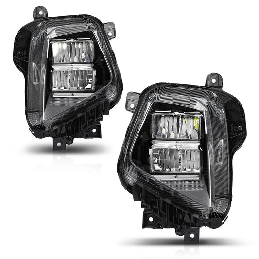 G-PLUS LED Headlights w/Bulb Driver and Passenger Side Left & Right Compatible with Hyundai Tucson 2022 2023 2024 92101N9150, 92102N9150 Black
