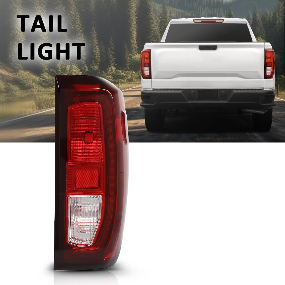 G-PLUS Tail Light Rear Brake Lamp Right Side Compatible with 2019-2023 GMC Sierra 1500 /Fit 2020-2023 Sierra 2500HD 3500HD, for w/Factory Incandescent Model Red