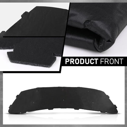 G-PLUS Hood Insulation Pad with Clips Black Compatible with 2002-2012 Land Rover Range Rover