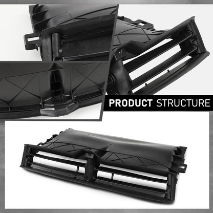 G-PLUS Front Active Grille Grill Shutter w/o Motor Compatible with Tesla Model 3 2017-2020 1076732-00-H, 107673200H