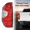 G-PLUS Rear Left Tail Light Assembly Compatible with Toyota Tundra 2014 2015 2016 2017 2018 2019 2020 2021 Left Driver Side Rear Lamp, Red Lens Chrome Housing, TO2800193, 815500C100