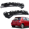 G-PLUS Rear Bumper Retainer Bumper Support Bracket Left & Right Side Compatible with Toyota Yaris CE L LE SE 2012-2014 5257552171, TO1133120, 5257652151, TO1132120 Set of 2