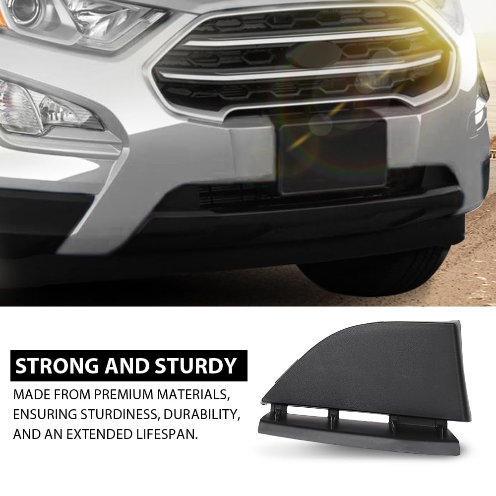 G-PLUS Front Right Bumper Molding Fascia Panel, Compatible with Ford EcoSport 2018-2022, Passenger Side, GN1Z8419BC, FO1033109
