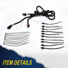 G-PLUS Fog Light Wiring Harness Compatible with 2002-2008 Dodge Ram 1500 2500 3500 Truck Driver & Passenger Side