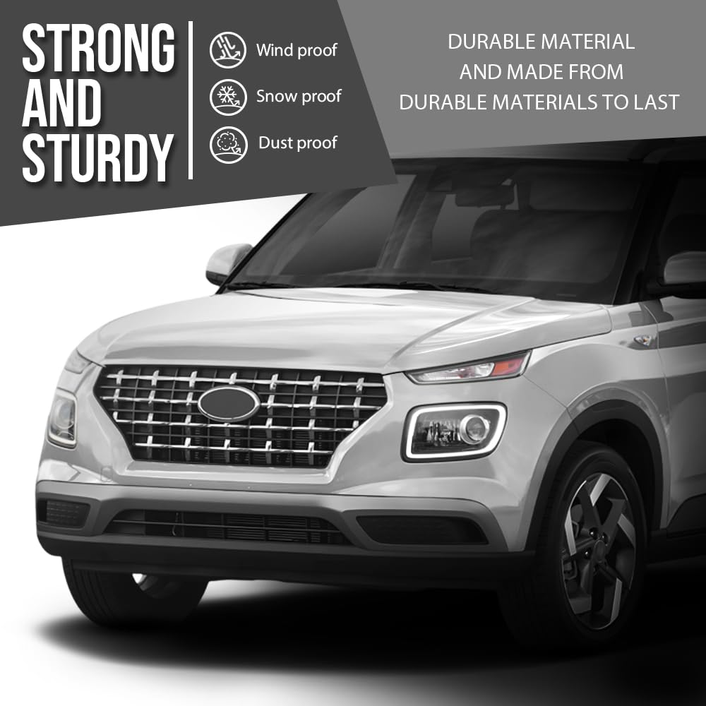 G-PLUS Radiator Support Core Compatible with Hyundai Venue Denim 2020-2021, Fit Hyundai Venue Limited 2022-2024 64101K2000, HY1225226 Black