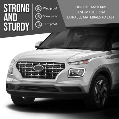 G-PLUS Radiator Support Core Compatible with Hyundai Venue Denim 2020-2021, Fit Hyundai Venue Limited 2022-2024 64101K2000, HY1225226 Black
