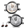 G-PLUS Pair Fog Lights Assembly, Compatible with Toyota 2006-2013/ LX 2008-2013/ Scion xA 2006, Left Driver & Right Passenger Side 2PCS, 812100D041, 812100D042