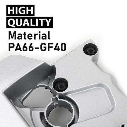 G-PLUS Left Engine Valve Cover w/Gasket Compatible with Audi A4 2005-2008/ Fit Audi A6 2005-2011 06E103471G, V104953, 0360037 Silver