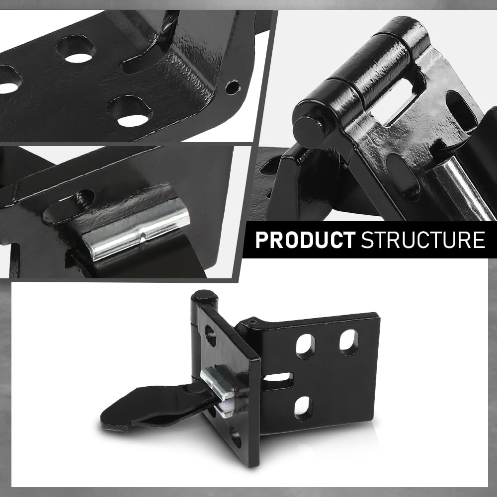 G-PLUS Door Hinge Set Compatible with Chevy & GMC Pickup 1967-1972,Fit Blazer & Jimmy 1969-1972,Fit Suburban 1967-1972 (Front Door only)