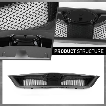 G-PLUS Front Bumper Grille Assembly Compatible with Subaru Impreza WRX 2011-2014 91121FG100