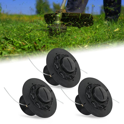 G-PLUS Trimmer Head Replace Lawn Mower 3pcs Fit Autocut C5-2 Fit FS38 FS40 FS45 FS46 FS50 FSE60 Black