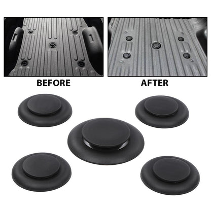 G-PLUS 5th Wheel Hitch Puck Cover Plug Trim Rings Kit Compatible with Ford F250 F350 F450 F550 Super Duty Trucks 2011-2023, BC3Z-99000A25-A