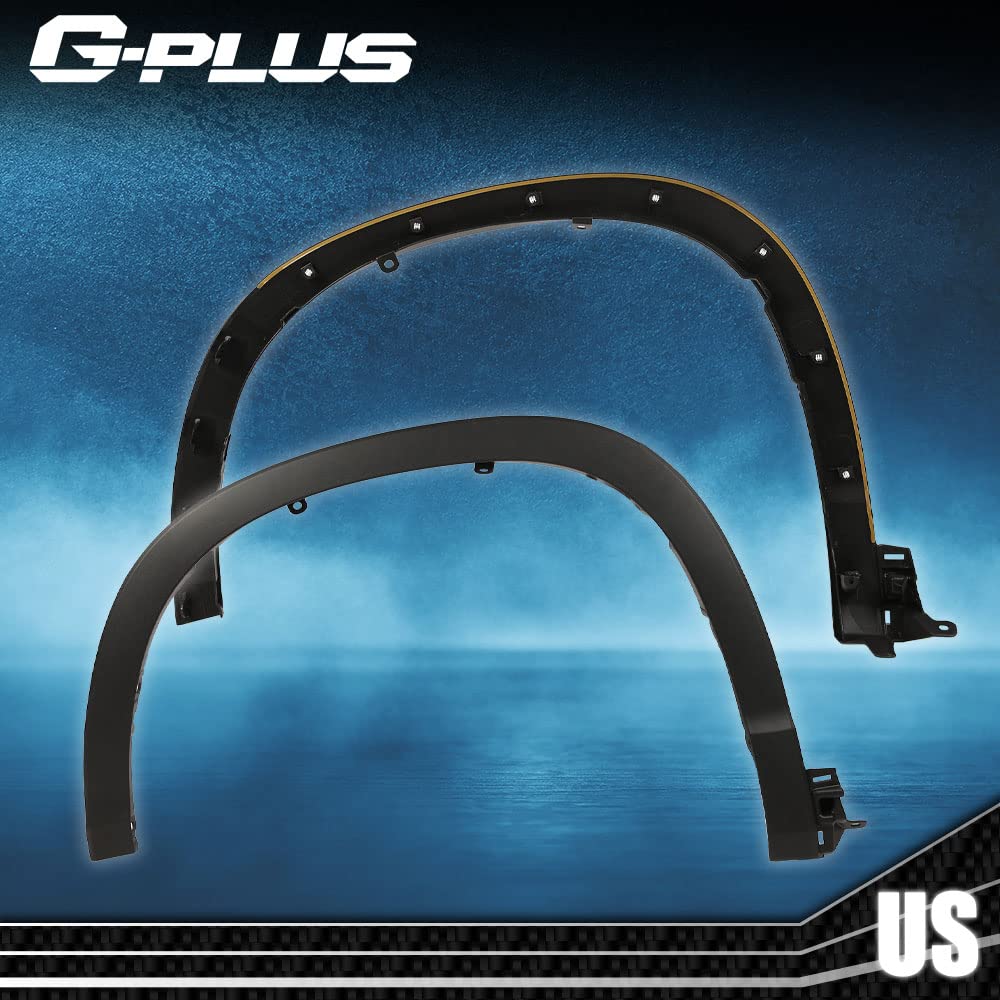 G-PLUS Front Fender Flares Compatible with Toyota Highlander 2014-2018, Left & Right Side Wheel Arch Molding Fender Trim 750850E010, 750860E010