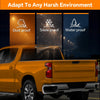 G-PLUS Tail Light Beake Lamp Compatible with Chevy Silverado 1500 2019-2023,Fit Silverado 2500HD 3500HD 2020-2023,Fit Halogen Type Only,Not Fit w/Factory LED Tail Light,Left Luces TraserasAssembly