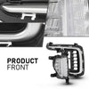 G-PLUS Front Fog Lights With Bezels Covers 4pcs Compatible with Hyundai Santa Fe 2017-2019 86564B8AC0