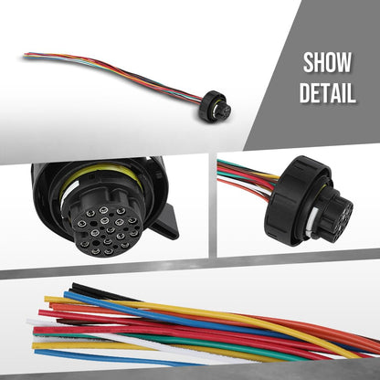G-PLUS 16-Pin Transmission Connector Plug Harness Fit Audi A4 Allroad Quattro / A5 / S5 2010-2016 420973716 Black