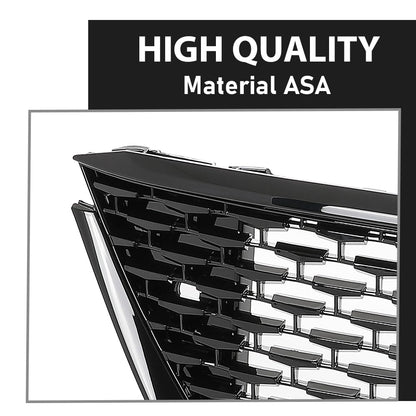 G-PLUS Front Bumper Hood Grille Grill Mesh Compatible with Cadillac CT5 2020-2023 Gloss Black