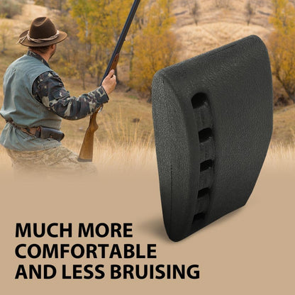 G-PLUS Black Synthetic Latex Rubber Slip-On Recoil Reducing Pad for Shotgun Recoil Pad Large for Gun Stocks