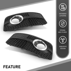 G-PLUS Fog Light Cover Grille 2PCS for Audi Q5 8R 2009-2012 S-Line Product Image