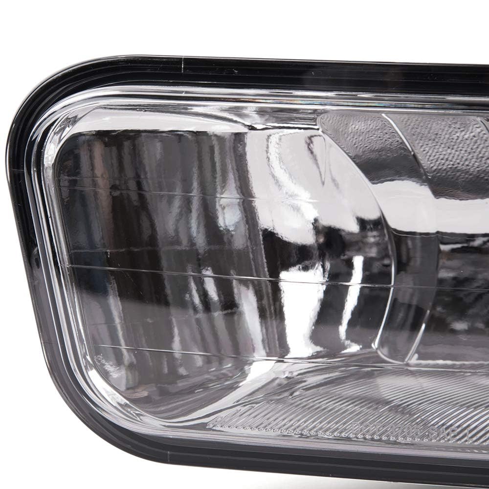 G-PLUS Front Bumper Fog Lights Compatible With Dodge Ram 1500 2009 2010,Compatible With Ram 1500 2500 3500 2011-2012 W/Halogen Bulbs Clear Lens