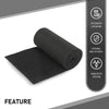 G-PLUS 12" x 12ft Boat Trailer Bunk Carpet, Outdoor Ribbed Marine Bunk Carpet Fit for Boat Trailer Runners Black Boat Carpet