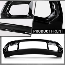 G-PLUS Bumper Grille Bezel for Jeep Grand Cherokee 2016-2021 Black Style Additional Angle