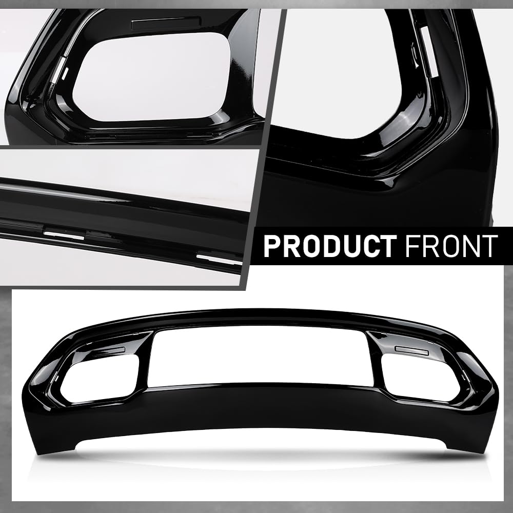 G-PLUS Bumper Grille Bezel Fascia Applique Compatible with Jeep Grand Cherokee 2016-2021 68310779AA